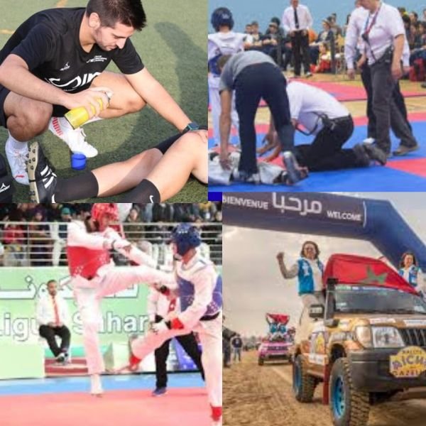 Couverture médicale pour compétitions sportives au Maroc : poste de secours et équipe terrain