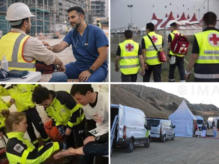 Assistance médicale événementielle au Maroc – médecin et infirmier sur site